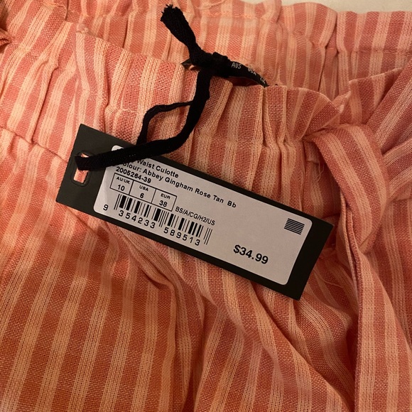 Cotton On High Waist Culottes: color Abby Gingham - Picture 4 of 4